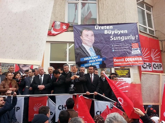 BALBAY, SUNGURLU’DA SEÇİM BÜROSU AÇTI