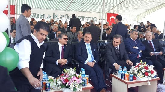 KAFKAS, AFŞİN’DE TEMEL ATMA TÖRENİNE KATILDI