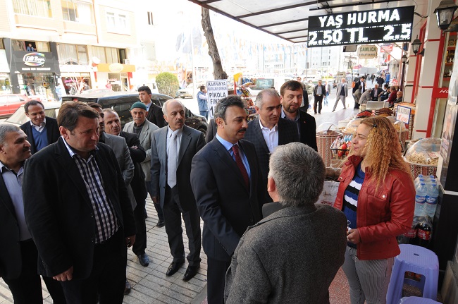 KÜLCÜ, ESNAF ZİYARETLERİNİ SÜRDÜRÜYOR