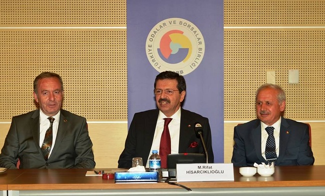 SUNGURLU HEYETİNDEN TOBB ZİYARETİ