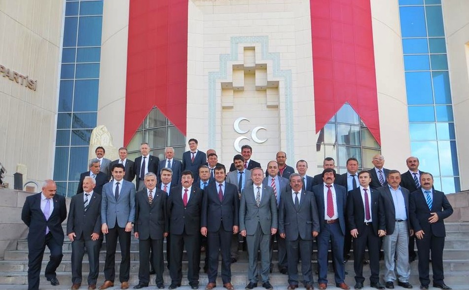 SUNGURLU HEYETİNDEN MHP GENEL MERKEZİNE ZİYARET