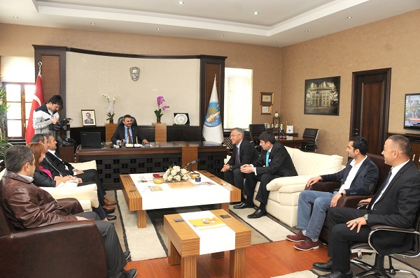 CHP’DEN BAŞKAN KÜLCÜ’YE ZİYARET