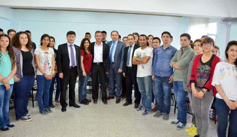 GÜZEL SANATLAR LİSESİNE ALKAN’DAN ZİYARET