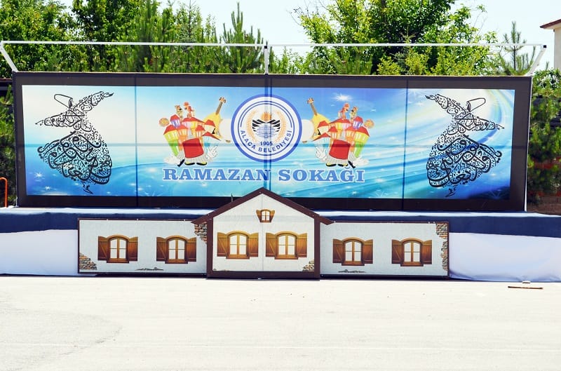 ALACA’DA RAMAZAN SOKAĞI KURULDU