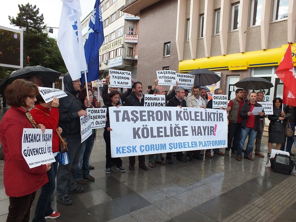 TAŞERONSUZ TÜRKİYE MÜCADELEMİZ DEVAM EDECEK