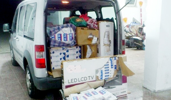 KAÇAK SİGARA YAKALANDI