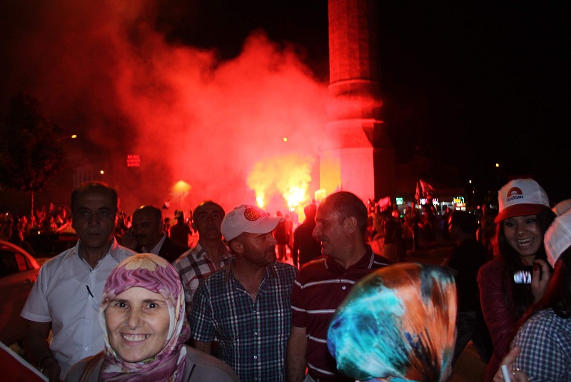 AK PARTİLİLER ÇORUM’DA TOPLUCA DUA ETTİ