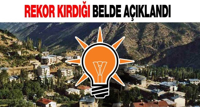 ERDOĞAN ÇORUM’DA REKOR KIRDI