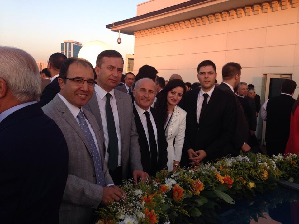 AK PARTİ’NİN RESEPSİYONUNA KATILDILAR