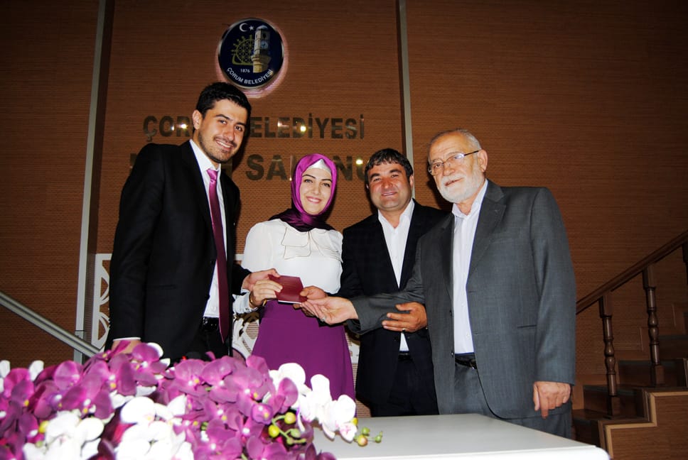 ÇESOB BAŞKANI NİKAH ŞAHİDİ OLDU