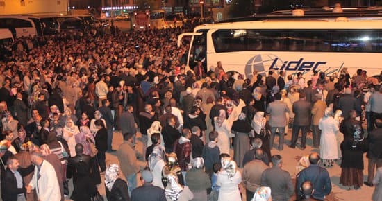 150 HACI TÖRENLERLE UĞURLANDI