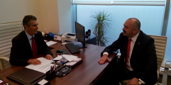 İSBİR, ORTAKÖY İÇİN ÖZTÜRK’Ü ZİYARET ETTİ