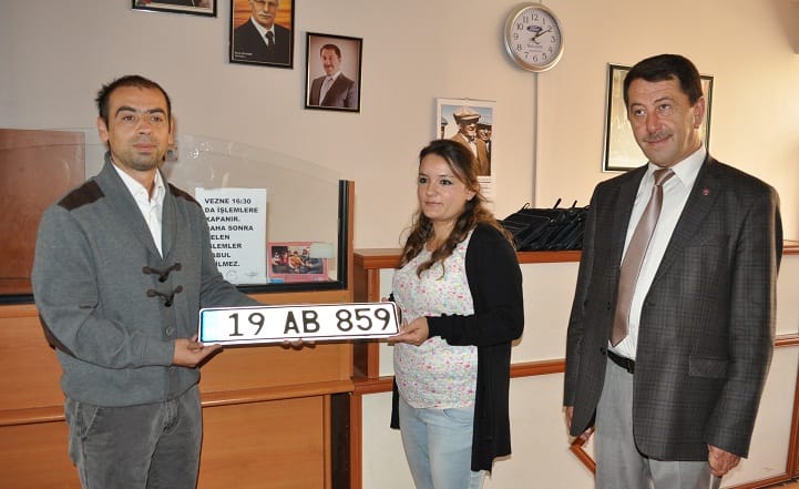 İŞTE ÇORUM’UN YENİ PLAKALARI