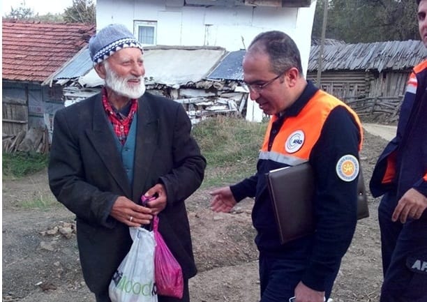 YAŞLI ADAM AFAD’I HAREKETE GEÇİRDİ