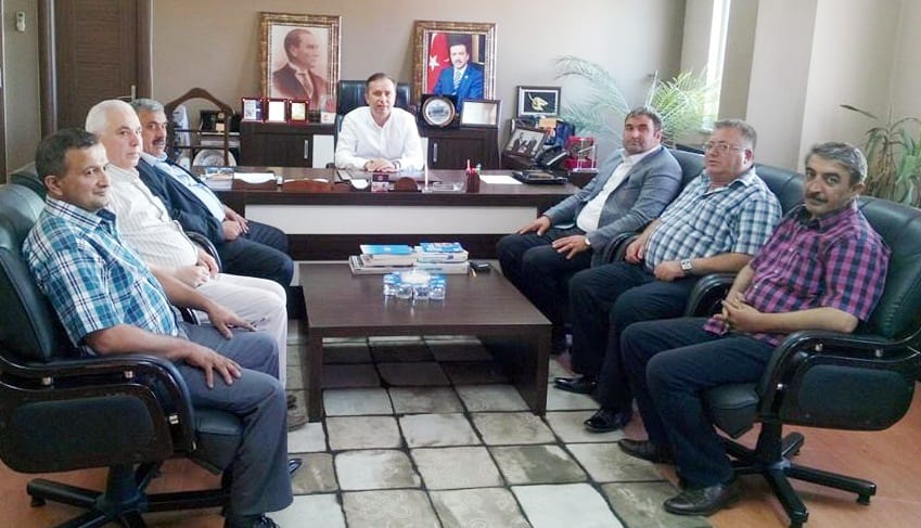 ÇESOB YÖNETİMİNDEN AK PARTİ’YE ZİYARET