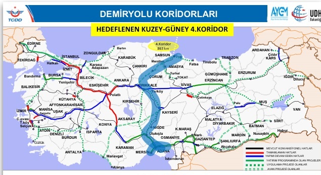 çorum demiryolu
