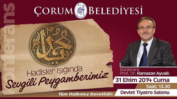 PROF.DR AYVALLI ÇORUM’A GELİYOR