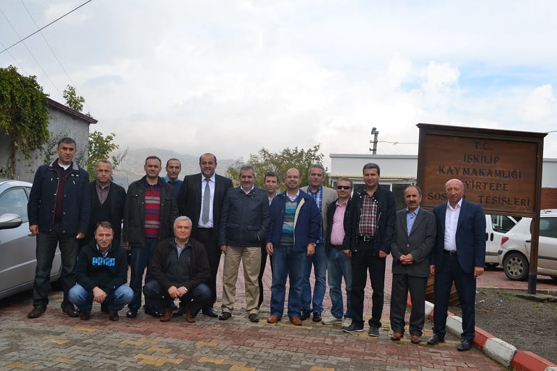 TBMM YÖNETİCİLERİ İSKİLİP’İ GEZDİ