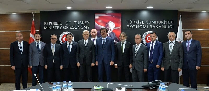 MÜSİAD HEYETİ BAKANLA GÖRÜŞTÜ