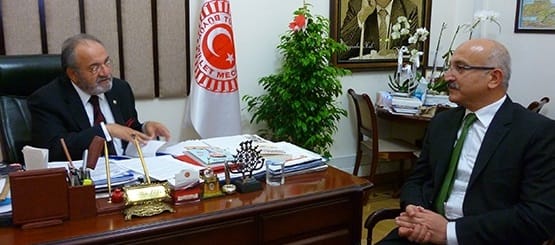 BÜYÜK, USLU’YA BİLGİ VERDİ