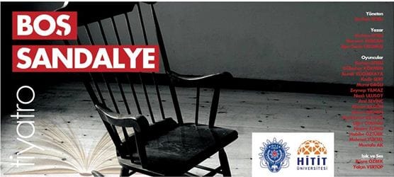 ‘BOŞ SANDALYE’ BUGÜN VE YARIN SAHNELECEK