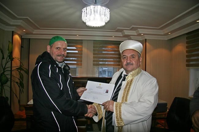 ALMAN VATANDAŞ ÇORUM’DA MÜSLÜMAN OLDU
