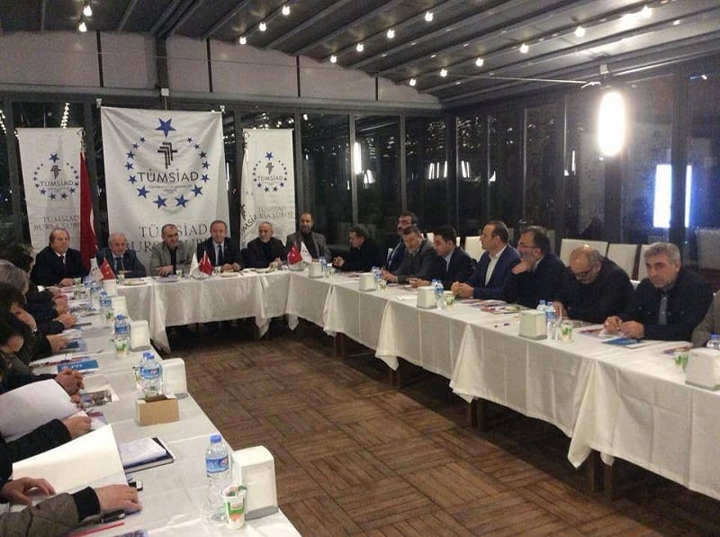 ŞAHİNER, BURSA’DA İŞ ADAMLARIYLA GÖRÜŞTÜ