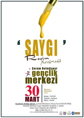 GENÇLİK MERKEZİ RESİM YARIŞMASI DÜZENLİYOR
