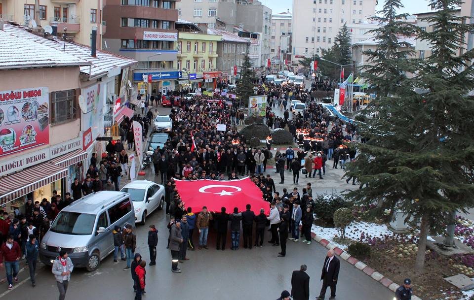 ÇORUM’DA ÖZGECAN PROTESTOSU
