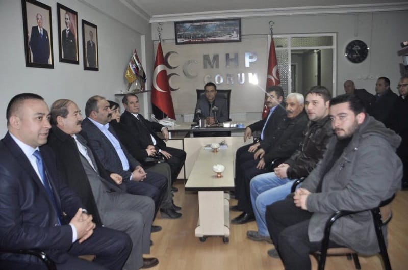 CHP’DEN MHP’YE TAZİYE ZİYARETİ