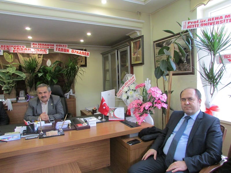 ERMİŞ’TEN SAYAN’A KUTLAMA ZİYARETİ