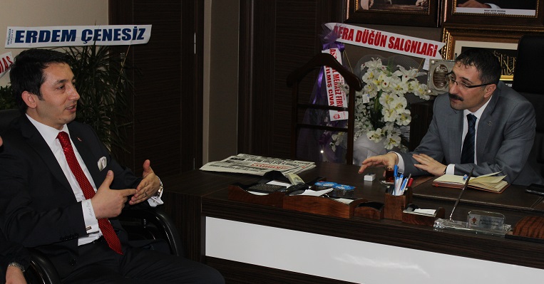 ÖLÇER’DEN İLK ZİYARET AK PARTİ’YE