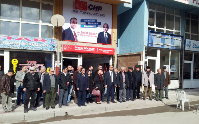 DİNÇER SOLMAZ SEÇİM BÜROSU AÇTI