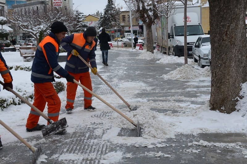 ÇORUM’DA ETKİN KAR MÜCADELESİ
