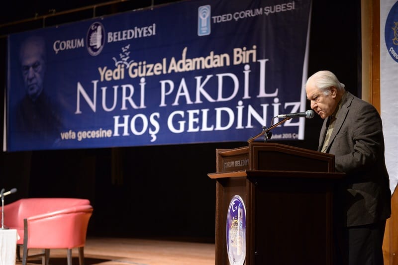 ÇORUM’DAN NURİ PAKDİL’E YOĞUN İLGİ