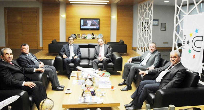 AK PARTİ’DEN REKTÖR ALKAN’A ZİYARET