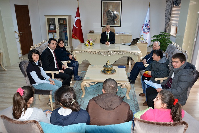 ÖZEL ÖĞRENCİLERDEN BÜYÜK’E ZİYARET