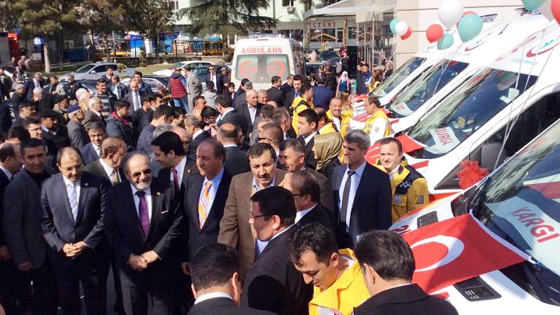 ÇORUM’A 8 YENİ AMBULANS GELDİ