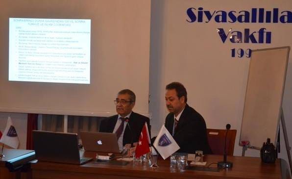 ERSOY, SİYASALLILAR VAKFINDA KONFERANS VERDİ