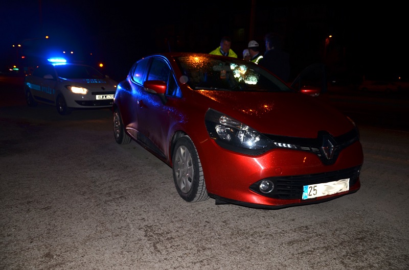 ÇALINTI ARAÇLA POLİSE YAKALANDI