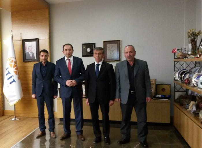 BOZKURT’TAN REKTÖR ALKAN’A ZİYARET