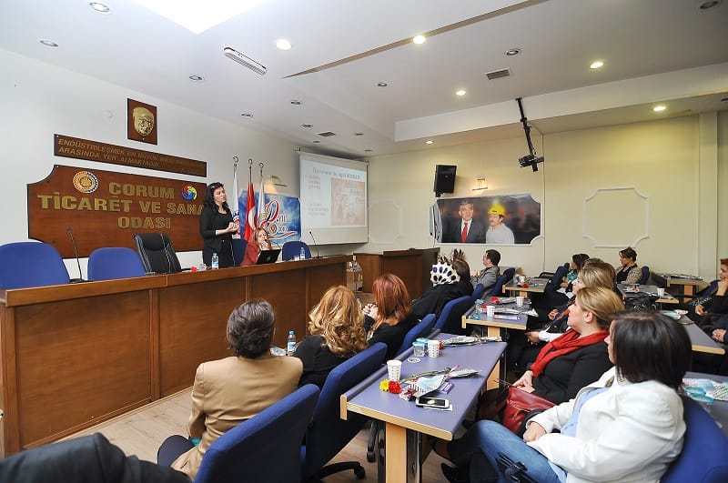 TSO ÜYELERİ KADINA ŞİDDETİ KONUŞTU