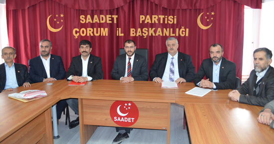 ÇORUM SAADET PARTİSİNDEN 3 ADAY