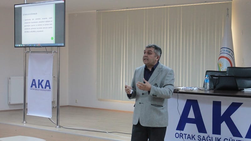 GIDA TARIM PERSONELİNE İŞ GÜVENLİĞİ EĞİTİMİ VERİLDİ