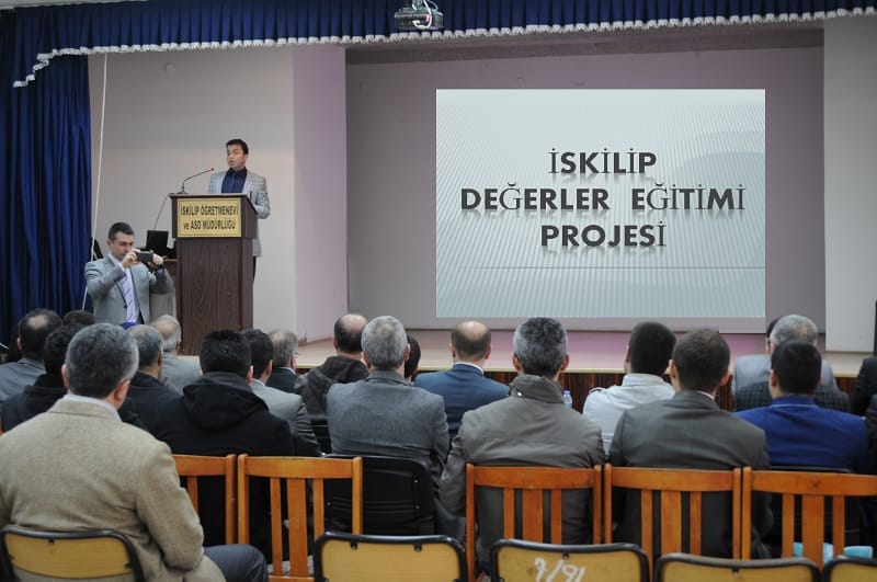 ÇORUM’DA DEĞERLER EĞİTİMİ PROJESİ BAŞLADI