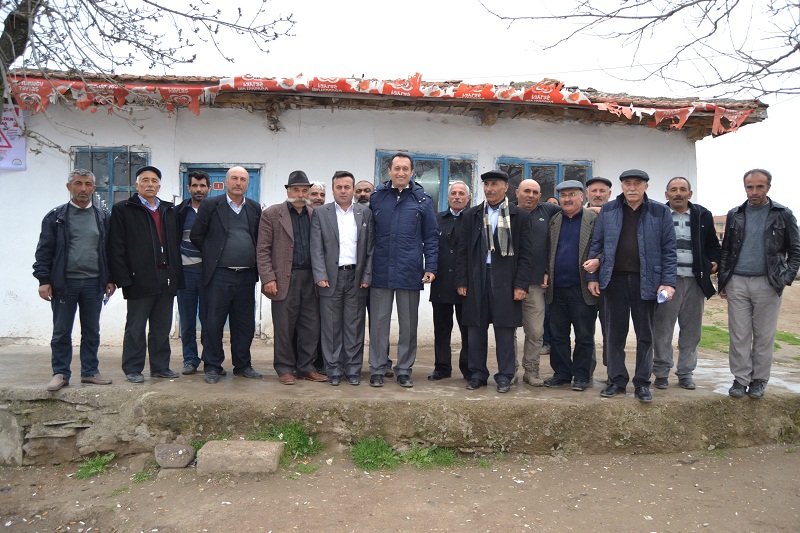 TURGUT İLGÜ BAYAT’TA DESTEK İSTEDİ