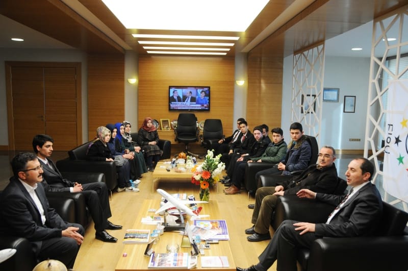 ÇORUM İHL ÖĞRENCİLERİNDEN ALKAN’A ZİYARET