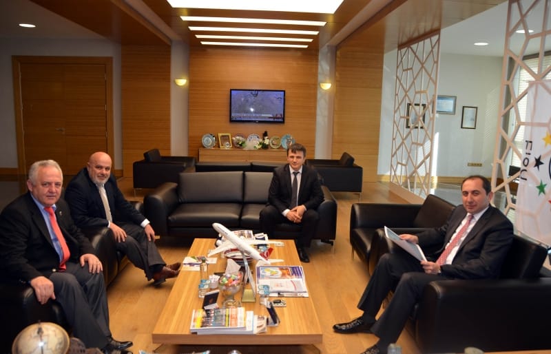 ORHAN ATEŞ’TEN REKTÖR ALKAN’A ZİYARET