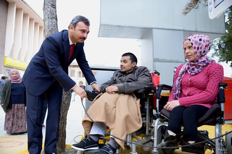 ENGELLİLER İÇİN ÖRNEK HİZMET