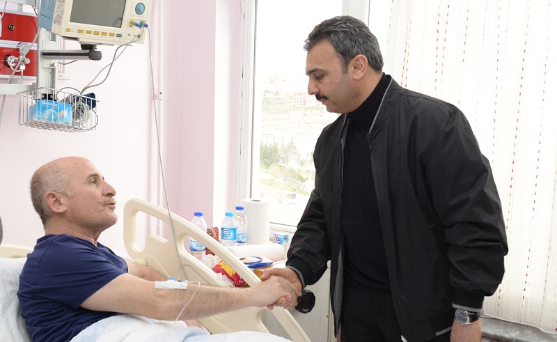 KÜLCÜ’DEN GEÇMİŞ OLSUN ZİYARETİ